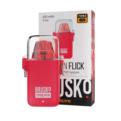 BRUSKO MINICAN FLICK  (Red)