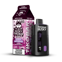  HUSKY x TIKOBAR 12000 (STRONG) 40 - BLUEBERRY SOUR RASPBERRY