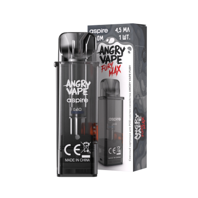   Brusko Angry Vape Fury Max - ׸ (Black), 0,6  (1 /)