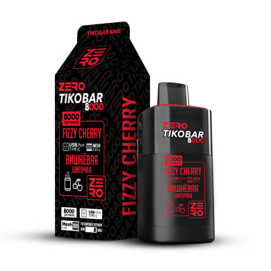 ()  Tikobar Zero 8000 Fizzy Cherry ( )