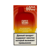   Flum Pebble (6000) - Raspberry watermelon lemon