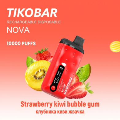 ()  Tikobar NOVA X 10000 (  ) Strawberry Kiwi Bubble Gum